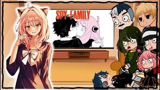 Forgers + Desmonds Family react to Anya x DamianSpy x Family react