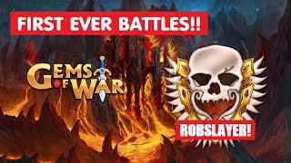 Gems of War Robslayer! First EVER match! Best teams guide and strategy?