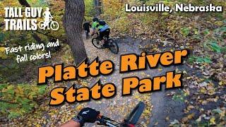 Fall Riding | Platte River State Park Mountain Bike Trail - Louisville, Nebraska