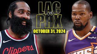 Los Angeles Clippers vs Phoenix Suns Full Game Highlights - October 31, 2024 NBA Season