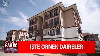 İşte Sosyal Konuttaki Örnek Daireler