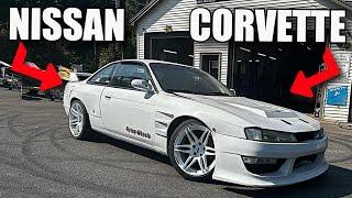 BARN FIND - Restoring This Old Nissan 240sx with a V8 Corvette Engine