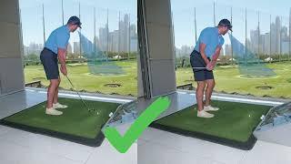 Focus on the target for distance control at Topgolf Dubai