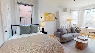 Boston Apartment Tour | Furnished Studio Apartment in Back Bay, Boston