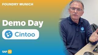 Cintoo | SAP.iO Munich (Industry 4.0 Demo Day)