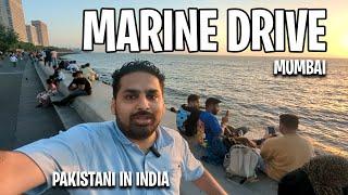 Marine Drive Mumbai Walk | Pakistani in India | #indianfood