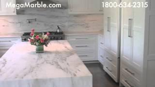 Calacatta Gold Marble Kitchen Countertops