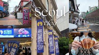 Seoul  Day 2 | Hongdae Shopping ️ | Hedwig Musical Korea   | Charlotte Theatre  | Shopping Haul