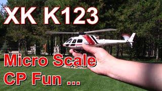 XK K123 AS350 RC helicopter review - what it gets right & wrong.