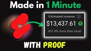 How to Create VIRAL Monetizable Shorts in minutes (Realistic Results)