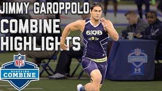 Jimmy Garoppolo's 2014 Scouting Combine Workout | NFL Highlights