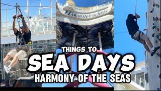 ACTIVITIES ON SEA DAYS I HARMONY OF THE SEAS #royalcaribbean #cruiseship #harmonyoftheseas #cruise