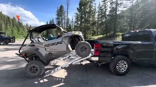 2021 Polaris RZR Trail S Loading in to Truck Bed 60” wide