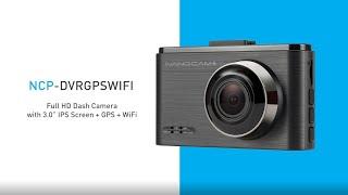 NCP-DVRGPSWIFI 1080P Dash Cam With GPS & WiFi Connectivity - FEATURES