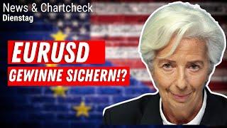 EURUSD im Aufwind: Diese Marke ist jetzt wichtig‼️+ WTI, DAX