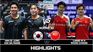 KIM G J/KIM S R (KOR) vs LIANG W K/WANG C (CHN)[MD]R32 | PETRONAS MALAYSIA Open 2025 Badminton