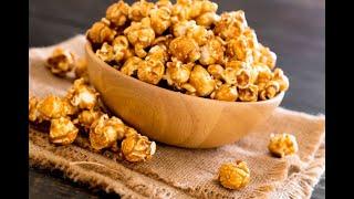 Попкорн с карамелью. Caramel  popcorn. How to make perfect caramel popcorn.