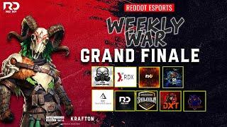 WEEKLY WAR GRAND FINALE | LIGHTFORCE ESPORTS | REDDOT ESPORTS #bgmi#live