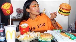 MCDONALDS MUKBANG & STORYTIME: did I faint in KFC???