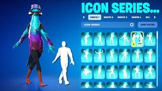 ALL FORTNITE ICON SERIES DANCES & EMOTES