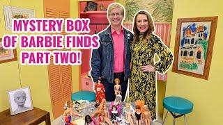 MYSTERY BOX  OF VINTAGE MATTEL BARBIE FINDS PART TWO | LIVE IN DREAM HOUSE