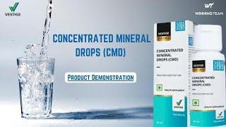 Concentrated Mineral Drops (CMD) | Product Demonstration | #vestige | #winningteam