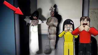 Yuta, Mio Dan Baby Celine Dikejar Hantu Pocong Kuntilanak Di Rumah Angker || ROBLOX