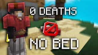 Attempting the NO bed challenge in Bedwars.. (Scary)