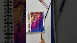 #paintwithme #easy #tutorial #flowers #virgobrushmagic #shorts #shortvideo #magical #art #gouache