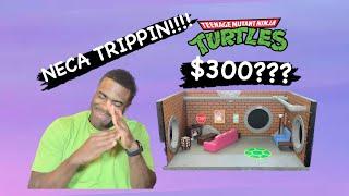 Neca TMNT sewer lair, living room price!!! My Thoughts!