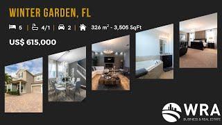 Linda casa em Winter Garden | WRA Business & Real Estate