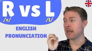 English Pronunciation - The R vs L sounds (/r/ vs /l/)