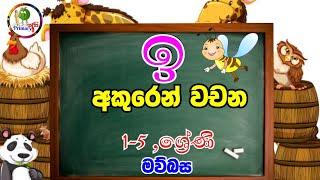 'ඉ' අකුරෙන් වචන / ඉ අකුරෙන් පටන් ගන්නා වචන / primary අපි