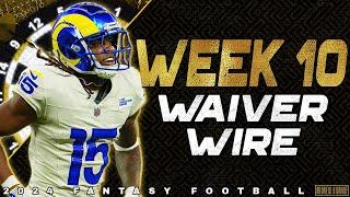 Week 10 Waiver Wire Pickups - 2024 Fantasy Football