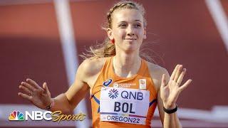 Femke Bol shows she's dangerous in 400H semi; Shamier Little's fate decided at the line | NBC Sports