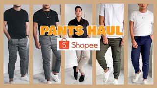 Shopee Try-On Haul Affordable PANTS Edition ( Trousers, Joggers, Cargo ) | Men’s Fashion & Clothing