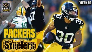 Packers vs Steelers Week 10 Highlights: Jaylen Warren Leads a Throwback Classic! | 5 Star Matchup