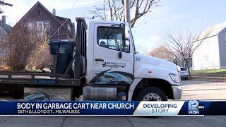 Body found in garbage cart near Milwaukee church