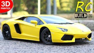 Lamborghini Aventador 3D printed RC car (LP-700/4) | @mfactory33_builds