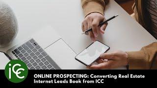 ONLINE PROSPECTING: Converting Real Estate Internet Leads Book from Icenhower Coaching & Consulting