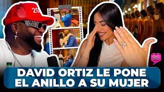 DAVID ORTIZ LE PONE EL ANILLO A SU MUJER TRAS 11 AÑOS SOPORTANDO EN LA FILA