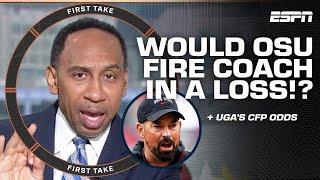 Will Carson Beck's absence BENEFIT Georgia? + Ryan Day's job ON THE LINE⁉ | First Take