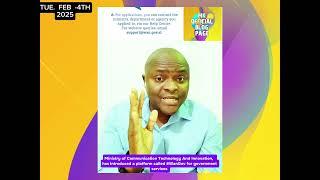 MINISTRY OF COMMUNICATION TECHNOLOGY AND INNOVATION HAS CREATED A PLATFORM CALLED WanGov........