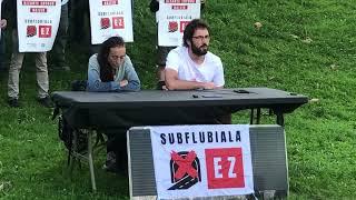 Hoy nos reunimos en el Parque Artaza // ¡NADA DE SUBFLUVIALES  !