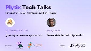 Plytix Tech Talks - What's new in Python & Data validation with Pydantic!