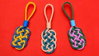 Super Easy Paracord Lanyard Keychain | How to make a Paracord Key Chain Handmade DIY Tutorial #8