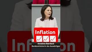 Annalena Baerbock #inflation #bundestag #shorts