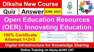 online training on “Open Educational Resources (OER): Innovating Education ciet ncert online traning