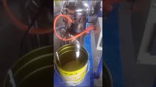 Emulsion paint filling machine