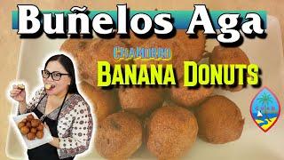 Buñelos Aga (Chamorro Banana Donuts)